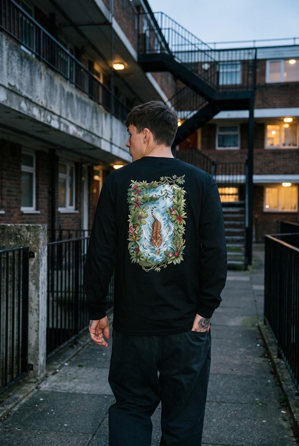 Longsleeve "Jungle Tiger"