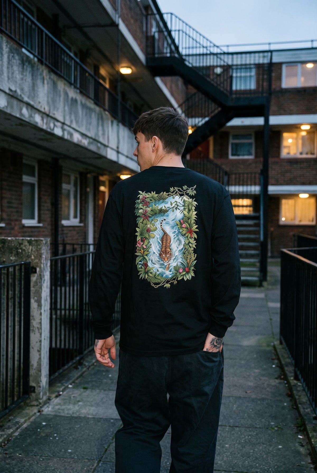 Longsleeve "Jungle Tiger"