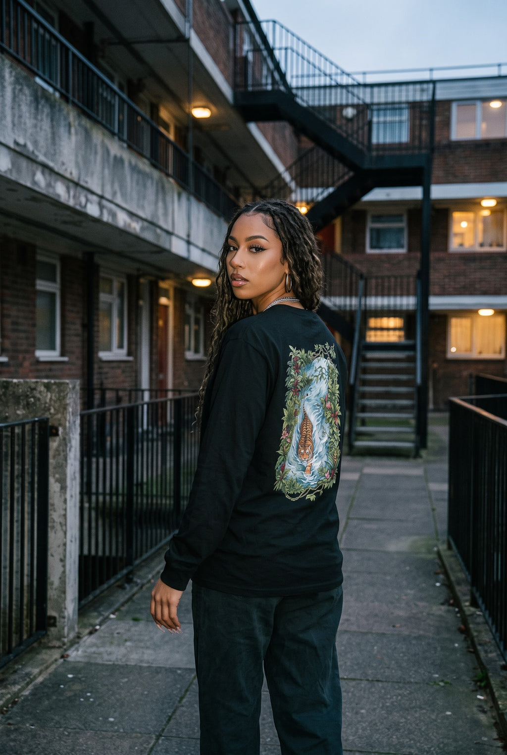 Longsleeve "Jungle Tiger"