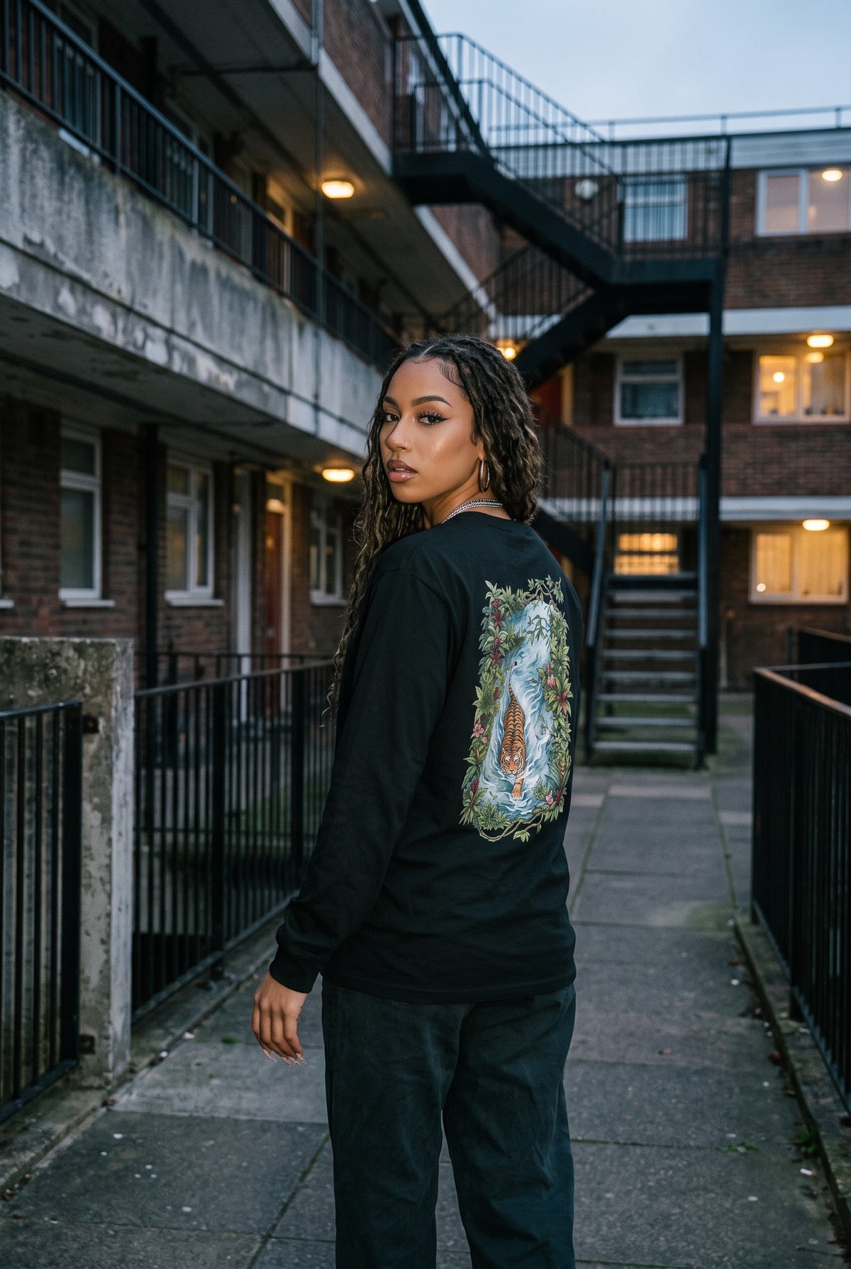 Longsleeve "Jungle Tiger"